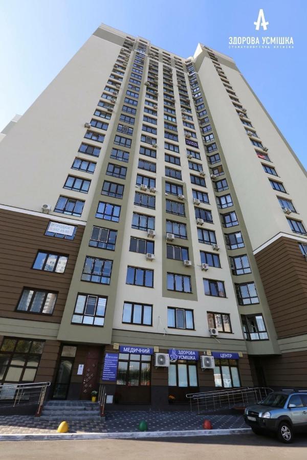 Видовая На 25 Этаже 基輔 外观 照片