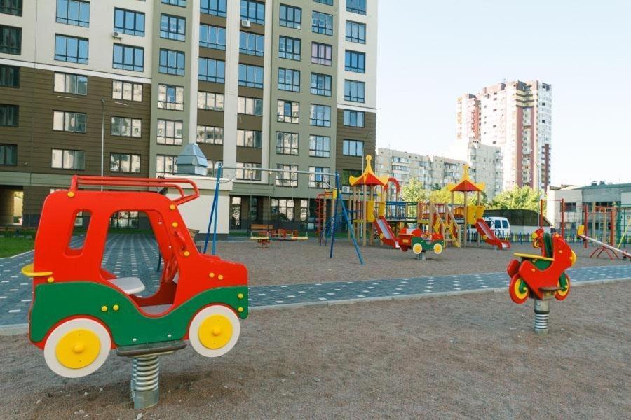 Видовая На 25 Этаже 基輔 外观 照片